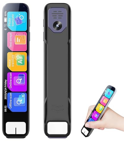 Nuevo bolígrafo GPT 2025, bolígrafo Inteligente con IA: respuestas instantáneas con IA para matemáticas, Historia y más | Traducción sin conexión, cámara, Bluetooth, música y Almacenamiento de ar