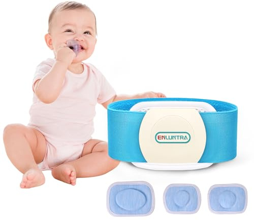 ENLUNTRA Hernie ombilicale,ceinture bébé,bande de ventre infantile,liant abdominal,pour hernie soutien truss enfants nombril,nombril bande nouveau-né,bébé fournitures,réglable,emballage (Bleu，L)