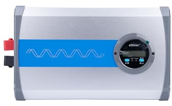 EPEVER IPower-Plus Series IP2000-12 Plus, 2000W 12VDC auf 230VAC reiner Sinus Spannungswandler Wechselrichter mit LCD Display,ideal für Off-Grid Haushaltsnotbeleuchtung, Fahrzeugmontiertes System usw.