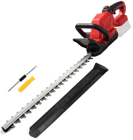 Tagliasiepi a batteria da 53 cm, compatibile con batteria Milwaukee da 18 V, 22000 giri/min, testina girevole a 180°, diametro di taglio 15 mm