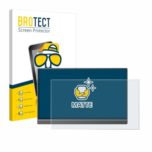 BROTECT Schutzfolie für Arzopa Z1C 16.1 | Entspiegelnder Displayschutz Made in Germany Matte Displayschutz-Folie Anti-Reflex Anti-Fingerprint Einfache Montage