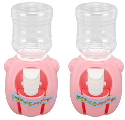 2pcs mini dispensador de agua juguete lindo dispensador de agua de escritorio