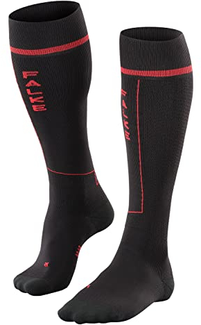 FALKE Herren Laufsocken Impulse Running M KH Funktionsgarn mit Kompression 1 Paar, Schwarz (Black 3008), 39-42