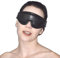 Honeylust - Absolute Dunkelheit mit der blickdichten Augenmaske gepolstert - Bondage Schlafmaske aus Kunstleder - weiche und anatomische BDSM Maske