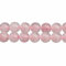 SKYBEADS Perle Ronde en Quartz Rose 6mm Naturelles Pierre Gemmes sur fil pour Bijoux Longueur 38cm environ 60 pcs