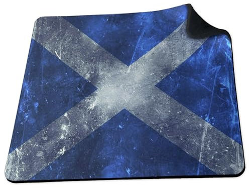 ShopQuality4U Scotland Scottish Grunge soft 5mm Rubber PC Mouse Pad Mat - For Gaming Home or Office