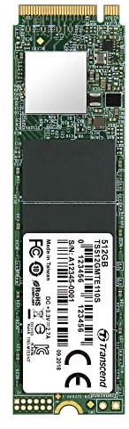 Transcend MTE110S - SSD M.2 PCIe Gen 3x4 NVMe 512GB - TS512GMTE110S