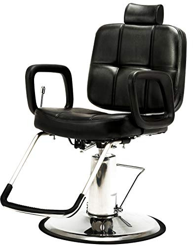 Artist hand Hydraulic Recline Barber Chair Salon Chair for Hair Stylist Heavy Duty Tattoo Chair Shampoo Beauty Salon Equipment