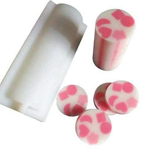 1KG 1000ml Redondo Jabón Hecho a Mano Molde Tubo Modelo Silicona Long-Cylinder Frío Process para Jabón, Artesanía Cerería Molde, Tarta Fondant Decoración Chocolate Moldeado en Azúcar Utensilio Hornear