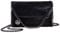 MZKJ.Com Damen Casual Handtasche PU Leder Schulter Messenger Bag Kette Tasche Hand Mode Brieftasche Handtasche (Schwarz schwarze Kette)