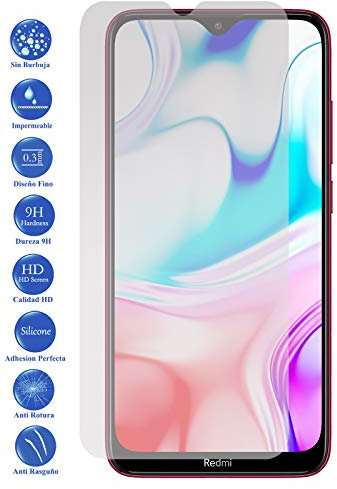 Todotumovil Protector de Pantalla Xiaomi Redmi 8 de Cristal Templado Vidrio 9H para movil