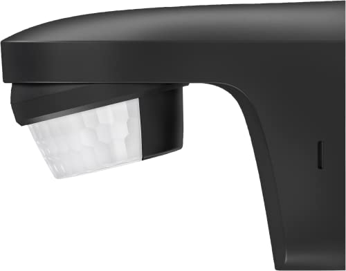 Theben 1010588 theLuxa S180 E BK I Infrarot-Bewegungssensor I 180° Erfassungsbereich I Impulsfunktion I IP 55
