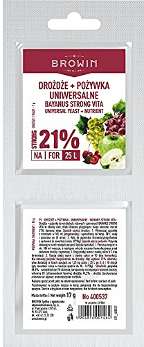 lilawelt24 17g Set Hefenährsalz+ Weinhefe - für alle Weinsorte/Trockenhefe/Weinhefe/Reinzuchthefe