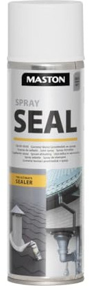 MASTON Leak Stop Spray and Seal Fix Instant Waterproof Sealant for Gutter Caravans Tents etc.500ml (White)