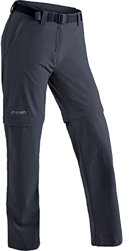 maier sports NATA 2, Women's Hiking Trousers, Water-Repellent Outdoor Trousers for Trekking and Hiking, Handy Zip-Off Function, PFC-Free, mSTRETCH pro 4 & Dryprotec