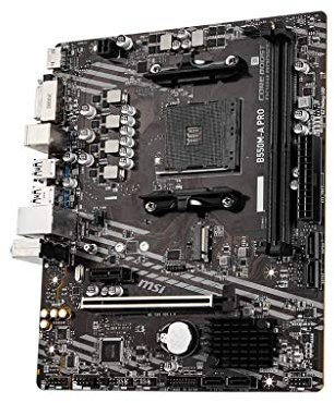 ADMI CPU Motherboard Bundle: AMD Ryzen 5 5600G 6 Core 4.4GHz Boost CPU, MSI B550M-A PRO mATX Motherboard with PCIe 4.0, 1x M.2, USB 3.2 Gen 1, No RAM