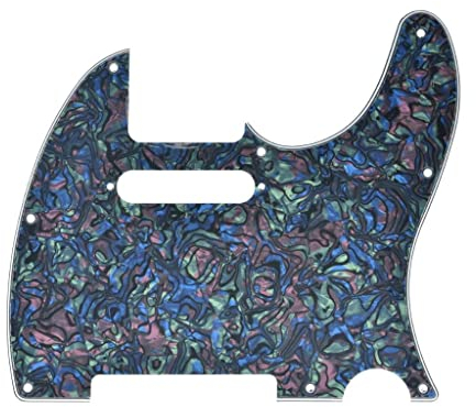 Dopro Tele-Style Gitarre Pickguard TL Plektrum Guard mit Pickup Mounting Screw Holes for Tele/Telecaster Abalone Pearl