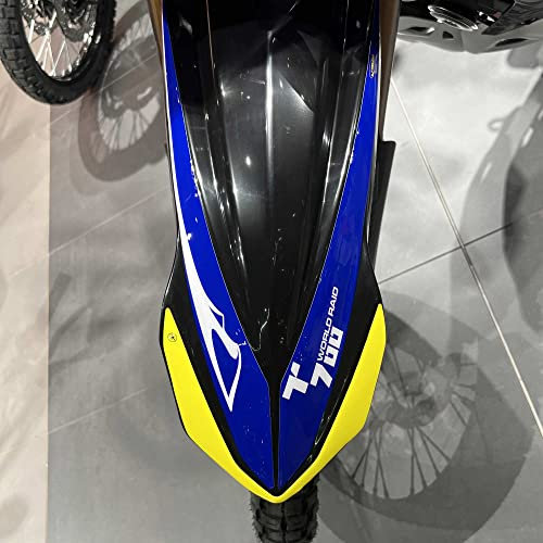labelbike - Pegatinas Resina Gel 3D Protección Guardabarros Alta Motos compatibles con Yamaha Tenere 700 World Raid Icon Blue Desde 2022