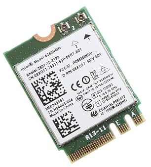 Mini-Carte WiFi sans Fil Intel 8260NGW 08XG1T A01 Dual Band Bluetooth M.2 A/E