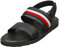 Tommy Hilfiger Core Hilfiger Lth Strappy Sandal FM0FM05009, Uomo, Nero (Black), 42 EU