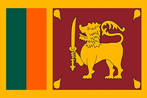 Kühlschrankmagnet mit Flagge von Sri Lanka