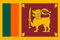 Kühlschrankmagnet mit Flagge von Sri Lanka