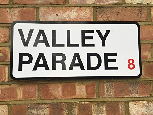 Bradford City Valley Parade Road Street Sign For Any Bantams Fan Fence Decoration Props Plaque 8X12 inch