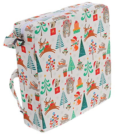 PRETYZOOM Kids Dining Chair Booster Cushion Abnehmbares Wasserdichtes Cartoon-Design Für Jahre Alte Junge Mädchen rutschfeste Sitzauflage Mit Verstellbaren Riemen Für Zuhause Und