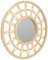Wanderlust deco Spiegel aus Rattan und Bambus, Braun