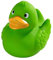 Ente grün - unifarbene Enten - Quietscheente - Badeente - ca. 8 cm gross