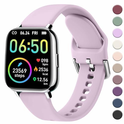 Strap for Smartwatch Motast P32 1.69, Soft Silicone Replacement Sport Wristband for P32E P22D for Women Men