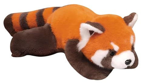 Animal en Peluche Panda Roux | Jouet en Peluche Panda Rouge Mignon de 15,8 Pouces | Oreiller en Peluche Panda Roux Super Doux | Collection d'animaux en Peluche Doux et câlins pour en-fants et Adultes