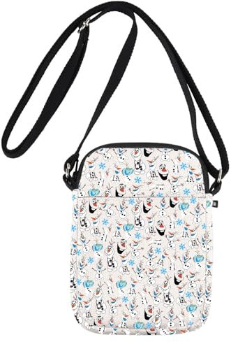 G2TUP Olaf Umhängetasche - Schneemann Cb, Canvas, Unisex, Crossbody, 21,6 x 14,5 x 0,99 cm