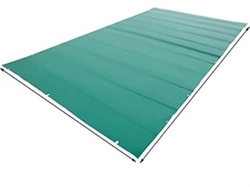 Cubierta Protectora Cubierta de seguridad para piscina Cubierta rectangular para piscina enterrada Cubierta de seguridad sólida para piscina para el invierno Cubierta Funda de Piscinas(3.5x6m green)
