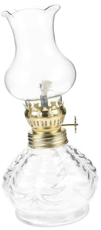 Holibanna Vintage Kerosene Lampe Retro Öllampe Für Innenräume Hochtemperaturbeständig Dekorative Tischleuchte Für Wohnzimmer Schlafzimmer Und Camping Kleine Nachtlampe Im Ananas-Design