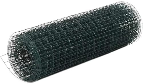 Stockcloture Grillage soudé en Rouleau H1m00 x L10m Vert Fil 2,05mm Maille 100x50 mm Vert