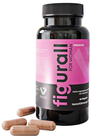 NEUE STOFFWECHSEL FORMEL – VALETIK FIGURALL Women Premium - für Frauen – 60 vegane Kapseln – mit Garcinia Cambogia, Grünem Tee & Grünem Kaffee– ohne Zucker