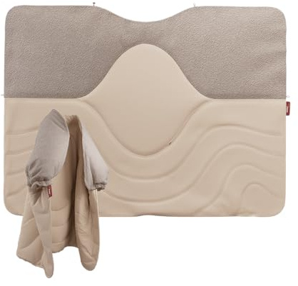 Stoov Wärmedecke - Kabellos & Wiederaufladbar - 5 Std. Wärme - Huge Hug | Infrarot-Technologie - Wiederaufladbare Wärmedecke - Mit automatischer Abschaltung - 135 x 180 cm - Soft Beige - Wärmedecke