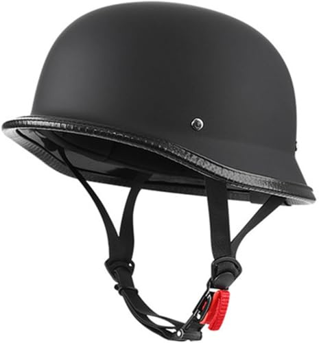 Halbschalenhelm Mopedhelm Mit ECE/DOT Zulassung Baseball Cap Vintage Motorradhelm Cruiser Chopper Scooter Helm Herren Jethelme Retro Motorrad Halbhelm Damen Mofa Helm Braincap