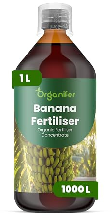 Engrais Liquide Pour Bananiers - 1L - 2-1-8 NPK | Favorise Croissance Vigoureuse Et Feuilles Saines - Organifer