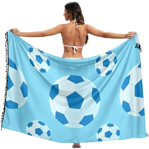Coppa del Mondo 2026 Coppa del Mondo di Calcio Blu Pallone Lungo Coppa Del Costume Da Bagno, Pallone Blu di Calcio Mondiali 2026, L
