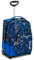 Seven Trolley Fit Noongar, Blau, 35 Lt, 2in1 Rucksack mit Rollen und Schultrolley durch Anheben der Schultergurte, Schule & Reise