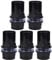 Pssopp Hffheer Aquarium Hose Adapter PVC Fish Tank Water Pipe Adapter Converter Connector 5 Pcs Aquarium Fittings Water Hose Connector Tank Air Tube Adapter Aquarium Accessories (32mm)
