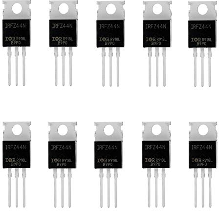 HUAREW 10 Stück IRFZ44N N Kanal Gleichrichter leistung MOSFET Transistor 49A 55V
