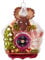 BRUBAKER Kuckucksuhr Elch Bunt - Handbemalte Weihnachtskugel aus Glas - Mundgeblasener Christbaumschmuck Figuren lustig Deko Anhänger Baumkugel - 10 cm