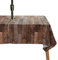 Walaka Nappe Ronde/rectangulaire avec Trou pour Parasol et Fermeture éclair - Imperméable - pour fête, terrasse, extérieur - Facile à enlever (C) (A)