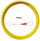Tire fil electrician 4.5 MM ruban de poisson en fibre de verre Rodder de câblage extracteur de bobine de conduit extracteur de câble extracteur de câble en cours d'exécution jaune 50 M