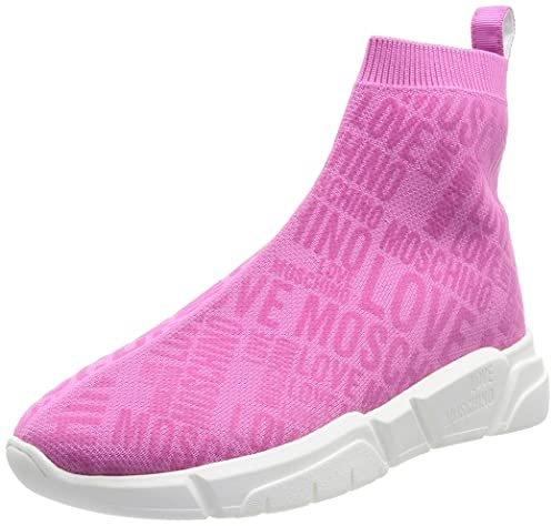 Love Moschino JA15523G1GIZG, W.SNEAKERS Mujer, Fucsia, 35 EU