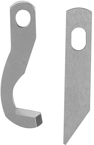 Changor Couteau inférieur, couteau supérieur en acier pour la coupe professionnelle pour machine à coudre pour 925D,929D,1034D,3034D Pl1500 Pl1600