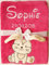 BotoBaby® - Babydecke mit Namen und Geburtsdatum - Geschenk Taufe Geburt ★ (Pink - Hase)